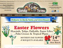 Tablet Screenshot of bardyfarms.com